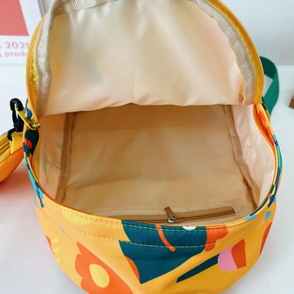 Kinderrucksack mit Blumenmuster für Mädchen