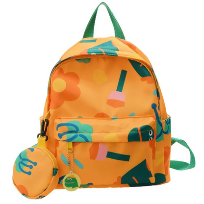 Kinderrucksack mit Blumenmuster für Mädchen